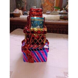 Radko 2004 "Tower of Gifts" 7.5" Jar Candy Dish